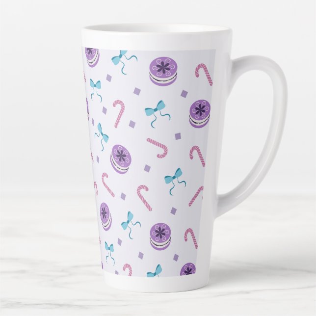 Caneca De Café Latte Christmas Decor (Direita)