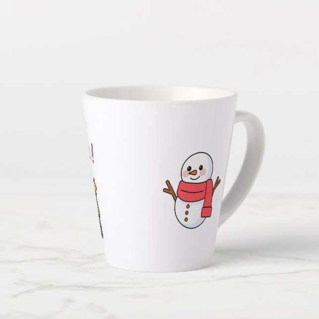 Caneca De Café Latte Christmas Mug (Ângulo direito)