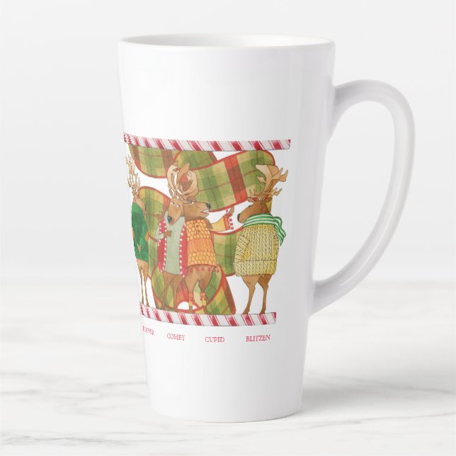 Caneca De Café Latte CHRISTMAS REINDEER Tall Latte (Direita)