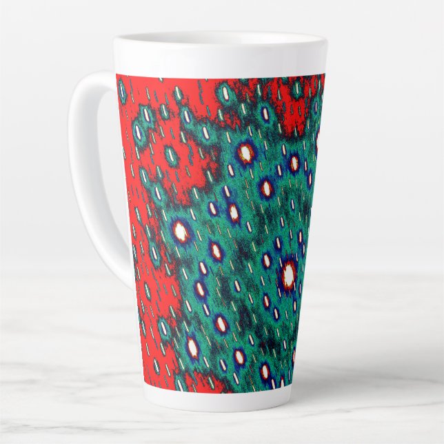 Caneca De Café Latte Chromatic Microcell Latte Mug (Ângulo esquerdo)