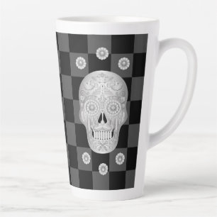 Caneca De Café Latte Chrome Calavera Watch