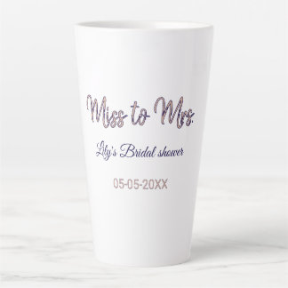 Caneca De Café Latte Chuva de noiva de Senhorita para Senhora adicionar