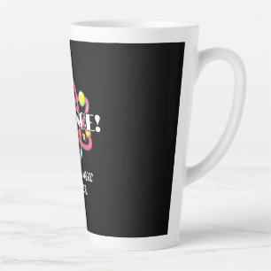 Caneca De Café Latte Ciência Da Química De Professores É Magia, Mas