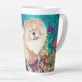 Caneca De Café Latte CINNAMON/FAWN-GINKGO CHOW-Latte