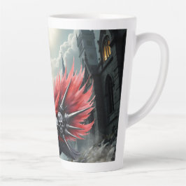 Caneca De Café Latte Cisne da Catedral Carmesim.