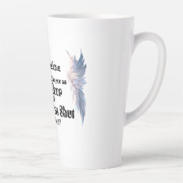 Caneca De Café Latte Citação Bíblica Religiosa Feminina Cristã