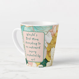 Caneca De Café Latte Citação da Mãe