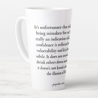 Caneca De Café Latte Citação Empoderadora
