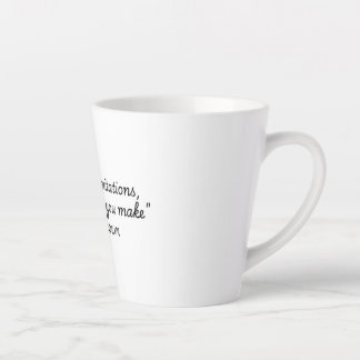 Caneca De Café Latte "Citações para a Coleção de Vida" Les Brown