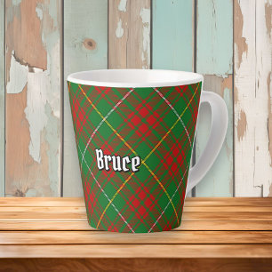 Caneca De Café Latte Clan Bruce Hunting Tartan