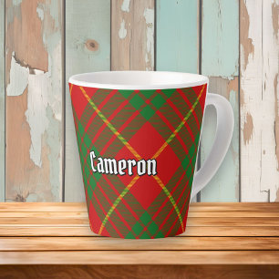 Caneca De Café Latte Clan Cameron Tartan