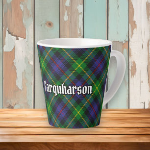 Caneca De Café Latte Clan Farquharson Tartan Latte Mug