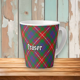 Caneca De Café Latte Clan Fraser de Lovat Tartan