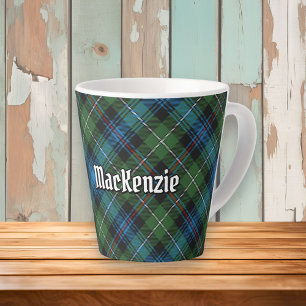 Caneca De Café Latte Clan MacKenzie Tartan Latte Mug