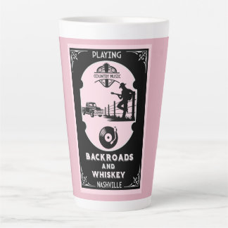 Caneca De Café Latte Classic Romantic Country Music