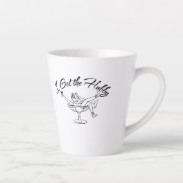 Caneca De Café Latte Clássico Hubby Mug para Newlyweds