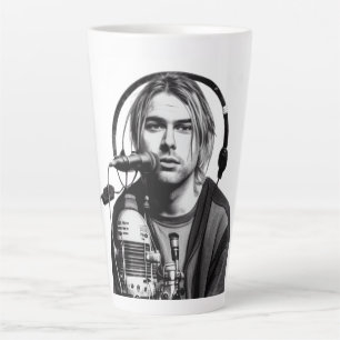 Caneca De Café Latte Clássico Nirvana O Fim da Música