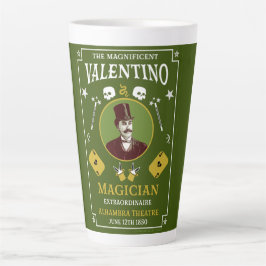 Caneca De Café Latte Clássico vencedor mágico Illusionista