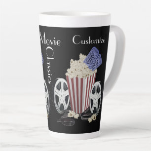 Caneca De Café Latte Clássicos de filmes personalizados