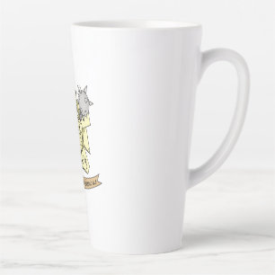 Caneca De Café Latte Cleric Dice Design