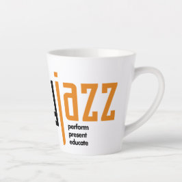 Caneca De Café Latte CNY Jazz Latte Mug