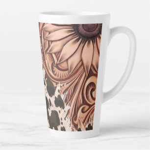 Caneca De Café Latte Cobre Bloom