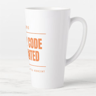 Caneca De Café Latte Código Legado é Assombrado Funny Programador Desen