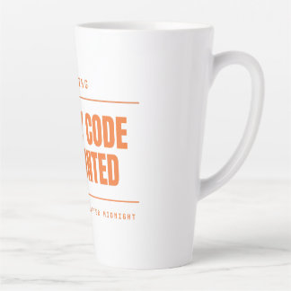 Caneca De Café Latte Código Legado é Assombrado Funny Programador Desen