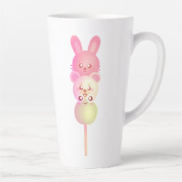 Caneca De Café Latte Coelhinho Bonito, Urso E Sapo Dango Glossy Poster