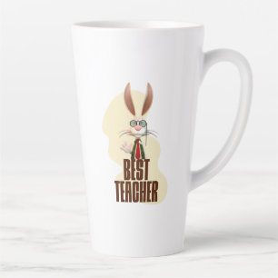 Caneca De Café Latte Coelho Engraçado Melhor Professor