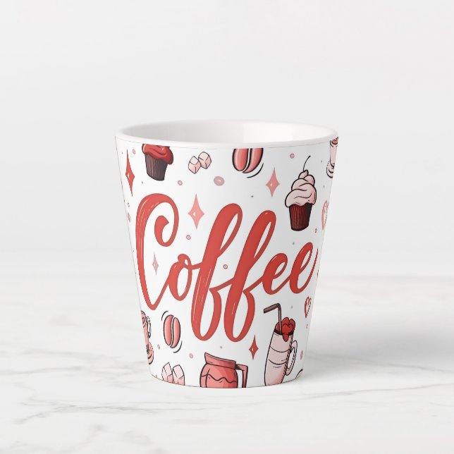 Caneca De Café Latte coffee always is  cool idea (Frente)