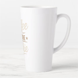 Caneca De Café Latte 👉 Coffee Before Talkie – Funny Coffee Lover