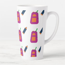 Caneca De Café Latte Coffee, books, and a passion for learning.