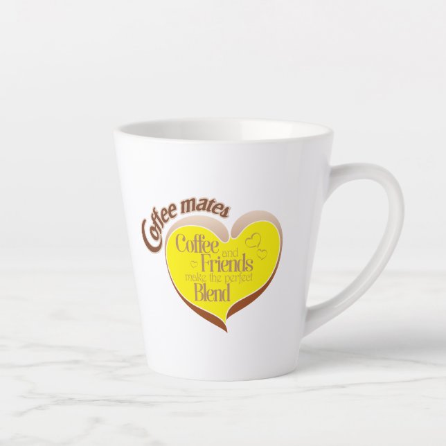 Caneca De Café Latte Coffee mates  latte mug (Direita)