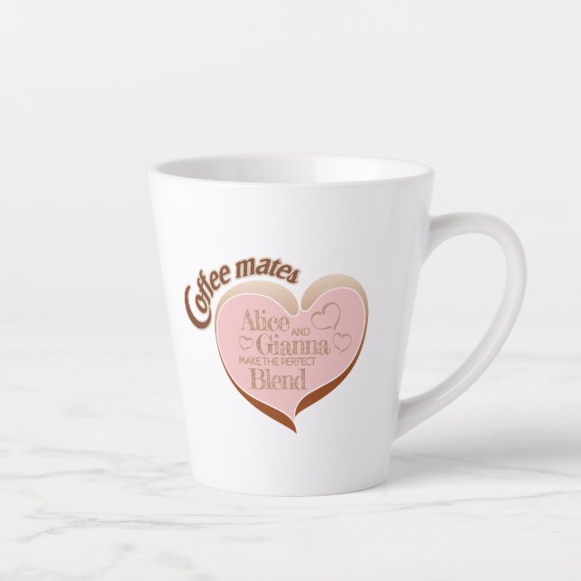 Caneca De Café Latte Coffee mates  latte mug (Direita)