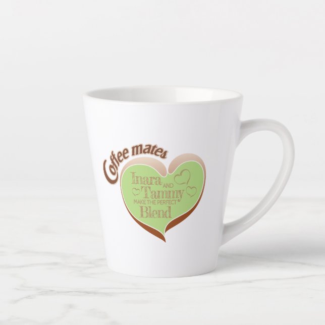 Caneca De Café Latte Coffee mates  latte mug (Direita)