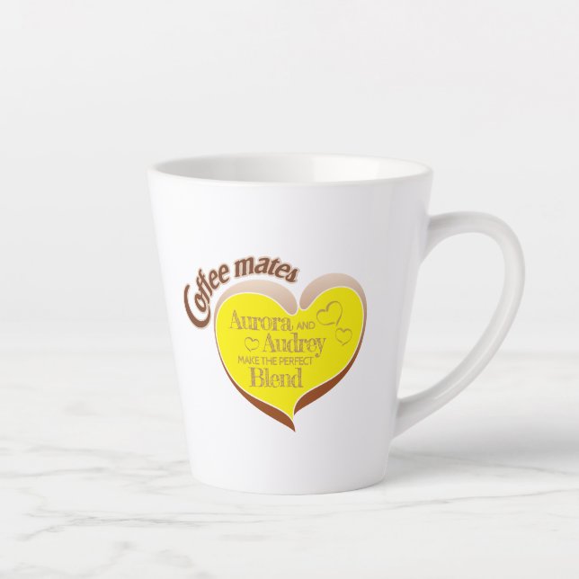 Caneca De Café Latte Coffee mates  latte mug (Direita)