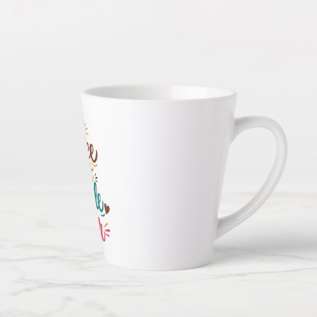 Caneca De Café Latte Coffee Now People Later Mug  (Direita)