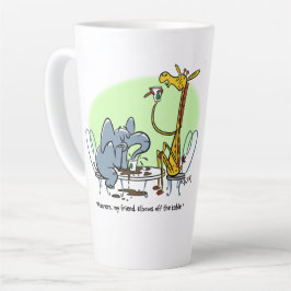 Caneca De Café Latte COFFEE SLOB por Jeff Willis Art