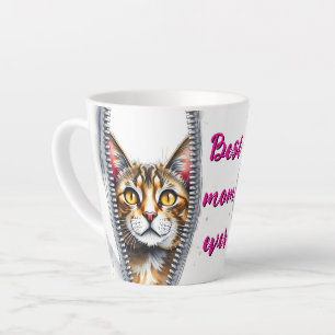 Caneca De Café Latte Coleção de Gatos Modernos e Bonitos Cachorros de A
