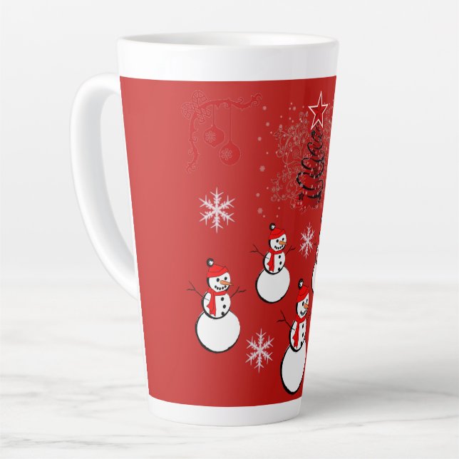 Caneca De Café Latte Coleção de Natal Suzanne Elizabeth (Ângulo esquerdo)