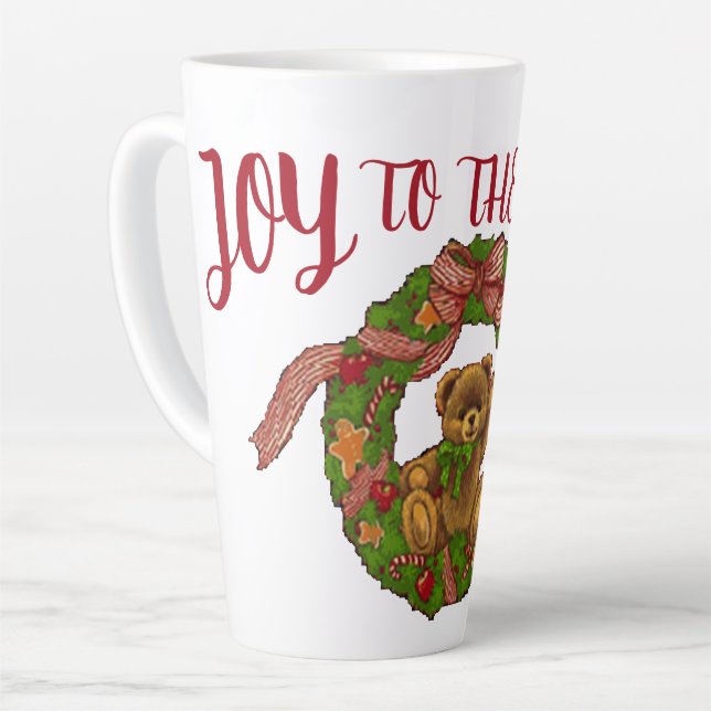 Caneca De Café Latte Coleção de Natal Suzanne Elizabeth (Ângulo esquerdo)