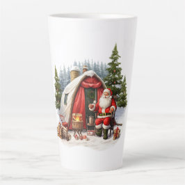 Caneca De Café Latte Coleção Festiva de Lata de Natal para Adultos