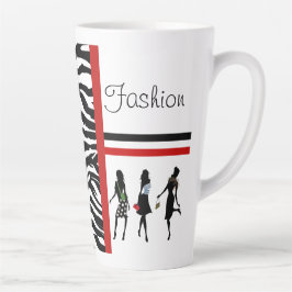 CANECA DE CAFÉ LATTE COLEÇÃO RAINHA DA MODA