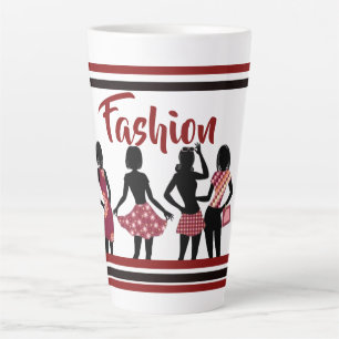 CANECA DE CAFÉ LATTE COLEÇÃO RAINHA DA MODA