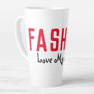 CANECA DE CAFÉ LATTE COLEÇÃO RAINHA DA MODA