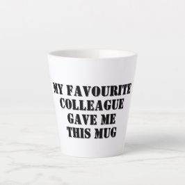 Caneca De Café Latte Colega Engraçado Personalizado Dando Papais noeis