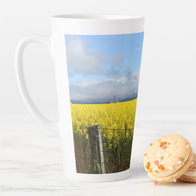 Caneca De Café Latte Colheita de ouros (In Situ)