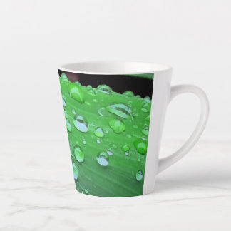 Caneca De Café Latte Colírio Fechado, Verde Espacial
