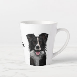 Caneca De Café Latte Collie de Borda